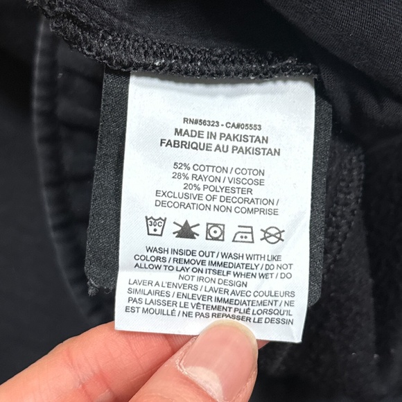 Nike x Drake NOCTA Fleece Cardinal Stock Sweatpants Joggers Black Mens Large - Picture 9 of 12